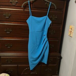Blue Blush Formal Mini Dress